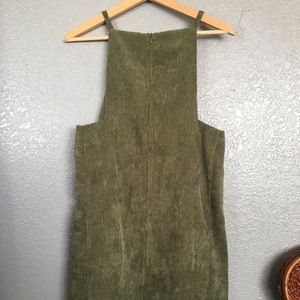 Green Corduroy Dress